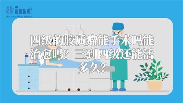 四级的胶质瘤能手术吗能治愈吗？三到四级还能活多久？