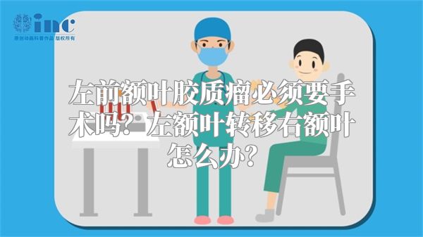 左前额叶胶质瘤必须要手术吗？左额叶转移右额叶怎么办？