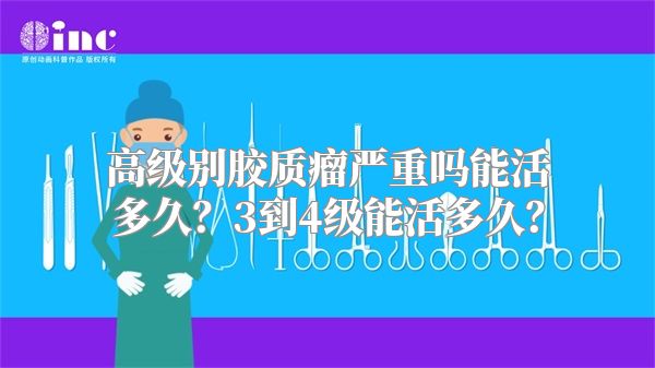 高级别胶质瘤严重吗能活多久？3到4级能活多久？