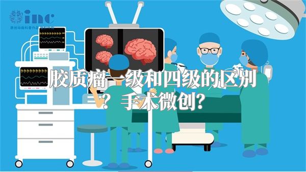 胶质瘤一级和四级的区别？手术微创？