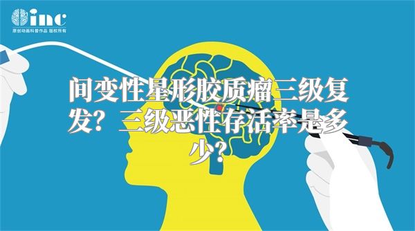 间变性星形胶质瘤三级复发？三级恶性存活率是多少？