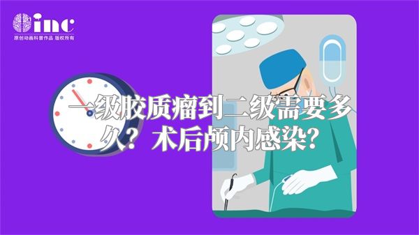 一级胶质瘤到二级需要多久？术后颅内感染？