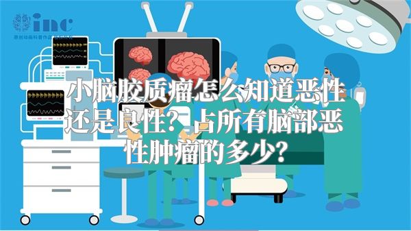 小脑胶质瘤怎么知道恶性还是良性？占所有脑部恶性肿瘤的多少？