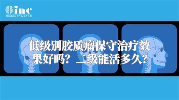 低级别胶质瘤保守治疗效果好吗？二级能活多久？