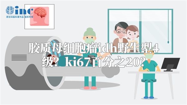 胶质母细胞瘤idh野生型4级？ki67百分之20？