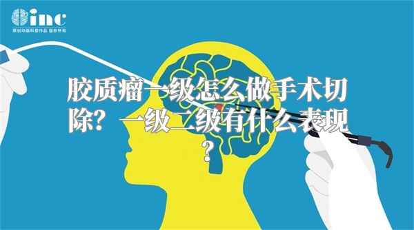 胶质瘤一级怎么做手术切除？一级二级有什么表现？