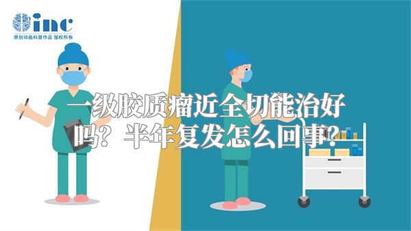 一级胶质瘤近全切能治好吗？半年复发怎么回事？