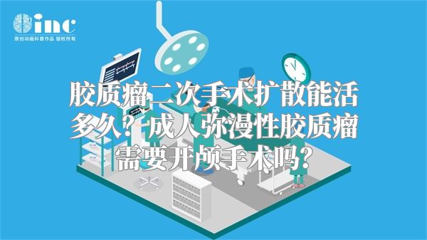 胶质瘤二次手术扩散能活多久？成人弥漫性胶质瘤需要开颅手术吗？