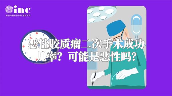 恶性胶质瘤二次手术成功几率？可能是恶性吗？