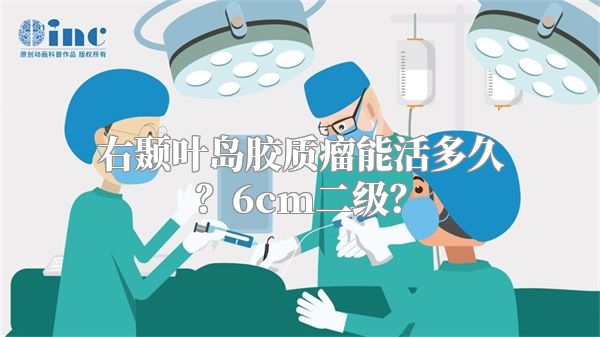 右颞叶岛胶质瘤能活多久？6cm二级？