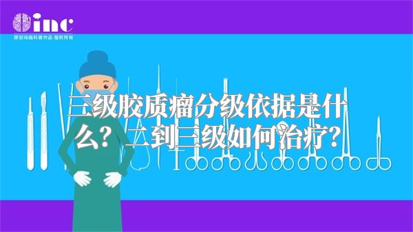 三级胶质瘤分级依据是什么？二到三级如何治疗？