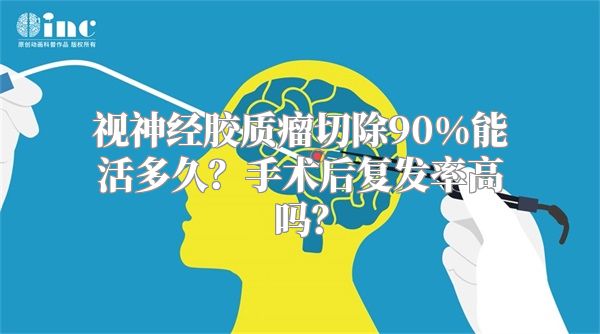 视神经胶质瘤切除90%能活多久？手术后复发率高吗？