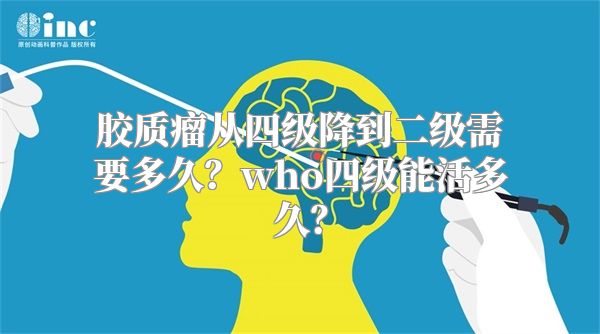 胶质瘤从四级降到二级需要多久？who四级能活多久？