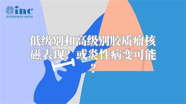 低级别和高级别胶质瘤核磁表现？或炎性病变可能？