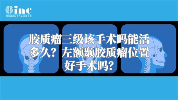 胶质瘤三级该手术吗能活多久？左额颞胶质瘤位置好手术吗？