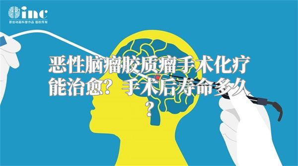 恶性脑瘤胶质瘤手术化疗能治愈？手术后寿命多久？