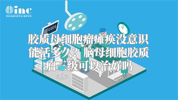 胶质母细胞瘤瘫痪没意识能活多久？脑母细胞胶质瘤三级可以治好吗