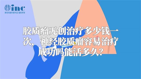 胶质瘤无创治疗多少钱一次，神经胶质瘤容易治疗成功吗能活多久？