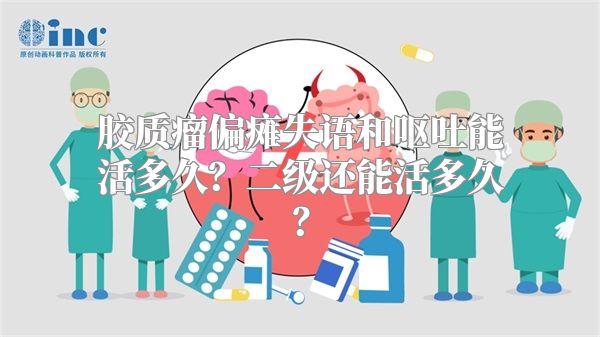 胶质瘤偏瘫失语和呕吐能活多久？二级还能活多久？