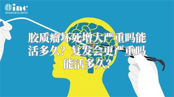 胶质瘤坏死增大严重吗能活多久？复发会更严重吗能活多久？