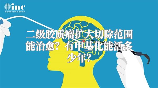 二级胶质瘤扩大切除范围能治愈？有甲基化能活多少年？