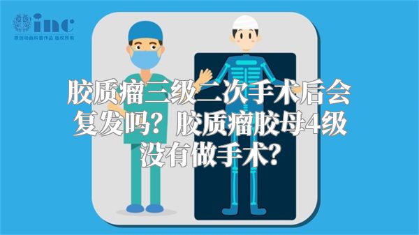 胶质瘤三级二次手术后会复发吗？胶质瘤胶母4级没有做手术？