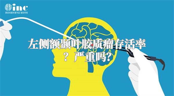 左侧额颞叶胶质瘤存活率？严重吗？