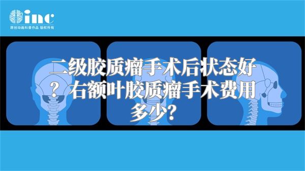 二级胶质瘤手术后状态好？右额叶胶质瘤手术费用多少？