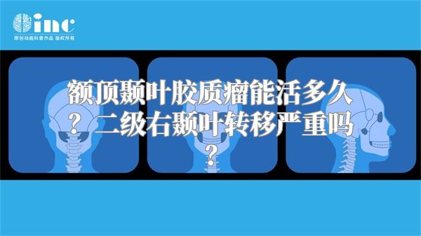 额顶颞叶胶质瘤能活多久？二级右颞叶转移严重吗？