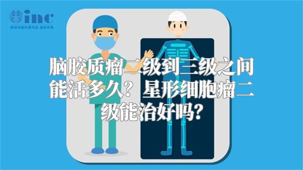 脑胶质瘤二级到三级之间能活多久？星形细胞瘤二级能治好吗？