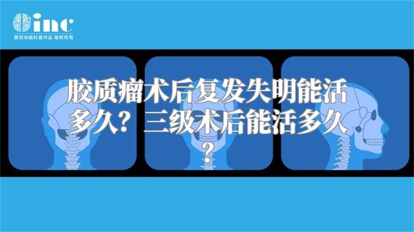 胶质瘤术后复发失明能活多久？三级术后能活多久？