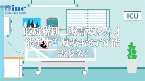 胶质瘤到二级需要多久才能手术？复发4次了还能活多久？