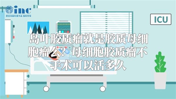 岛叶胶质瘤就是胶质母细胞瘤么？母细胞胶质瘤不手术可以活多久