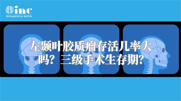 左颞叶胶质瘤存活几率大吗？三级手术生存期？