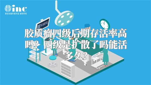 胶质瘤四级后期存活率高吗？四级是扩散了吗能活多久？