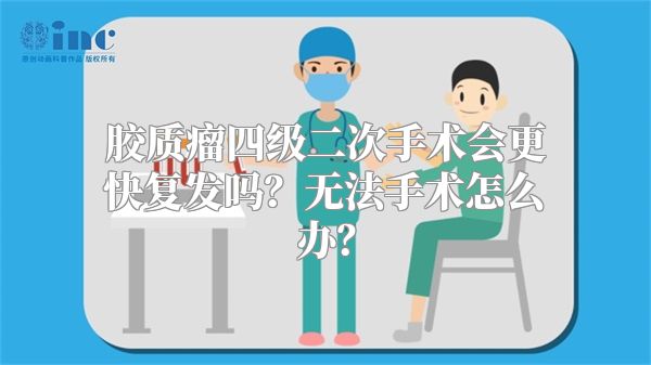 胶质瘤四级二次手术会更快复发吗？无法手术怎么办？