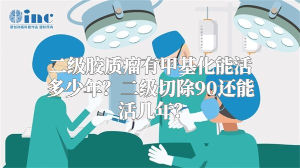 二级胶质瘤有甲基化能活多少年？二级切除90还能活几年？