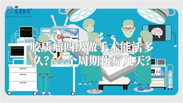 胶质瘤四级做手术能活多久？一个周期化疗几天？