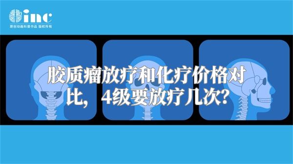 胶质瘤放疗和化疗价格对比，4级要放疗几次？