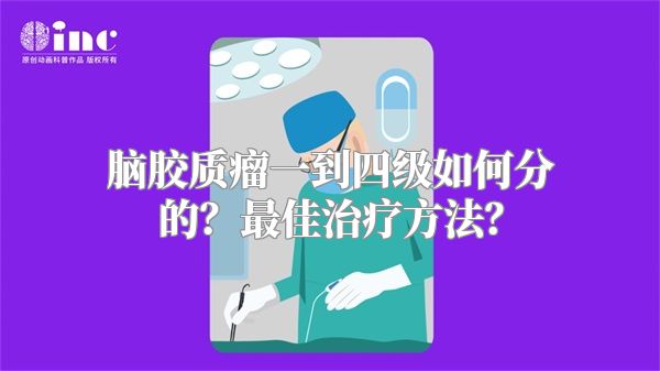 脑胶质瘤一到四级如何分的？最佳治疗方法？