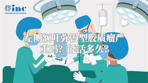 左侧额叶弥漫型胶质瘤严重吗？能活多久？