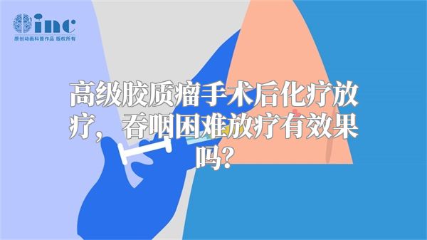 高级胶质瘤手术后化疗放疗，吞咽困难放疗有效果吗？