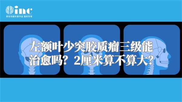 左额叶少突胶质瘤三级能治愈吗？2厘米算不算大？