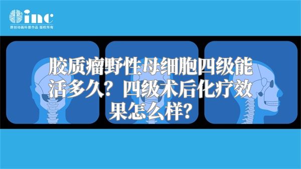 胶质瘤野性母细胞四级能活多久？四级术后化疗效果怎么样？