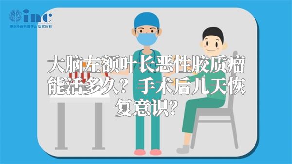 大脑左额叶长恶性胶质瘤能活多久？手术后几天恢复意识？