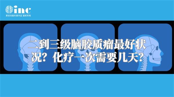 二到三级脑胶质瘤最好状况？化疗一次需要几天？