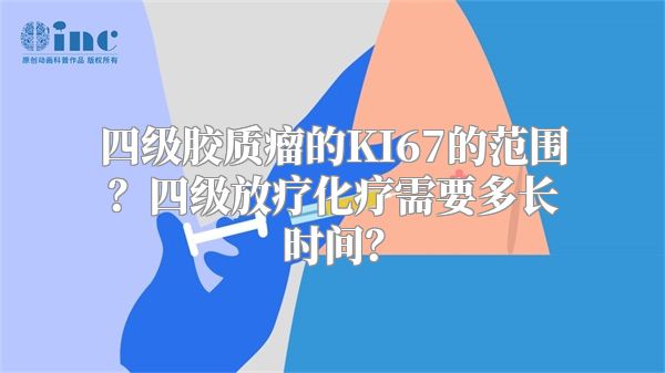 四级胶质瘤的KI67的范围？四级放疗化疗需要多长时间？