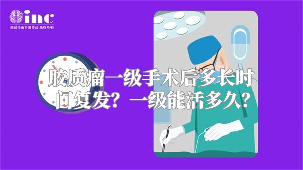 胶质瘤一级手术后多长时间复发？一级能活多久？