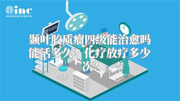 颞叶胶质瘤四级能治愈吗能活多久？化疗放疗多少次？