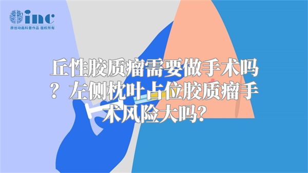 丘性胶质瘤需要做手术吗？左侧枕叶占位胶质瘤手术风险大吗？